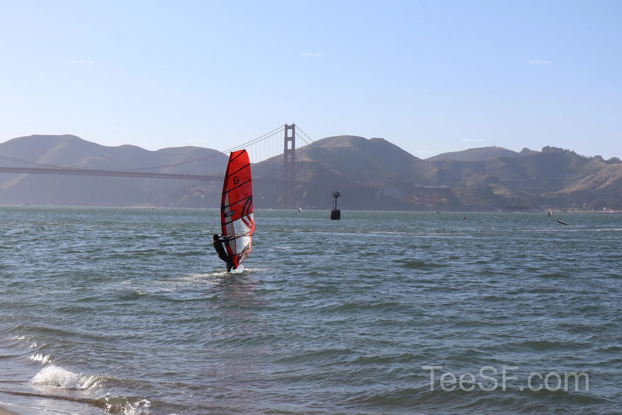 golden Gate Bridge From Beach during a Stripe Sessions 2026 visit in San Francisco.